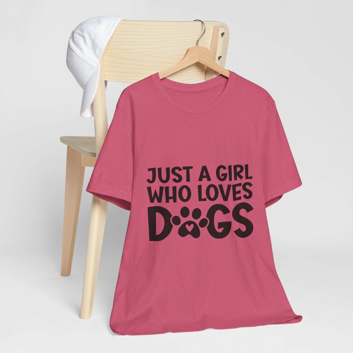 Dog Lover Unisex Tee - Just a Girl Who Loves Dogs | Purrfect Pet Haven