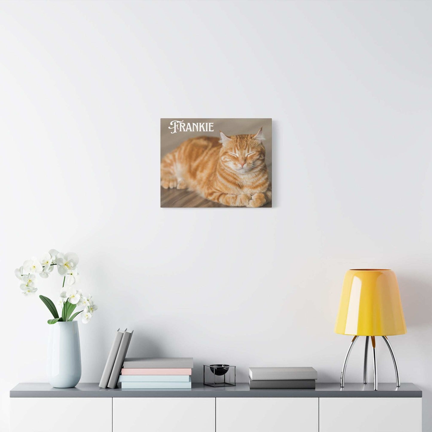 Personalized Landscape Photo Canvas Wall Art - Stretch Framed Print for Pet Lovers - Purrfect Pet Haven