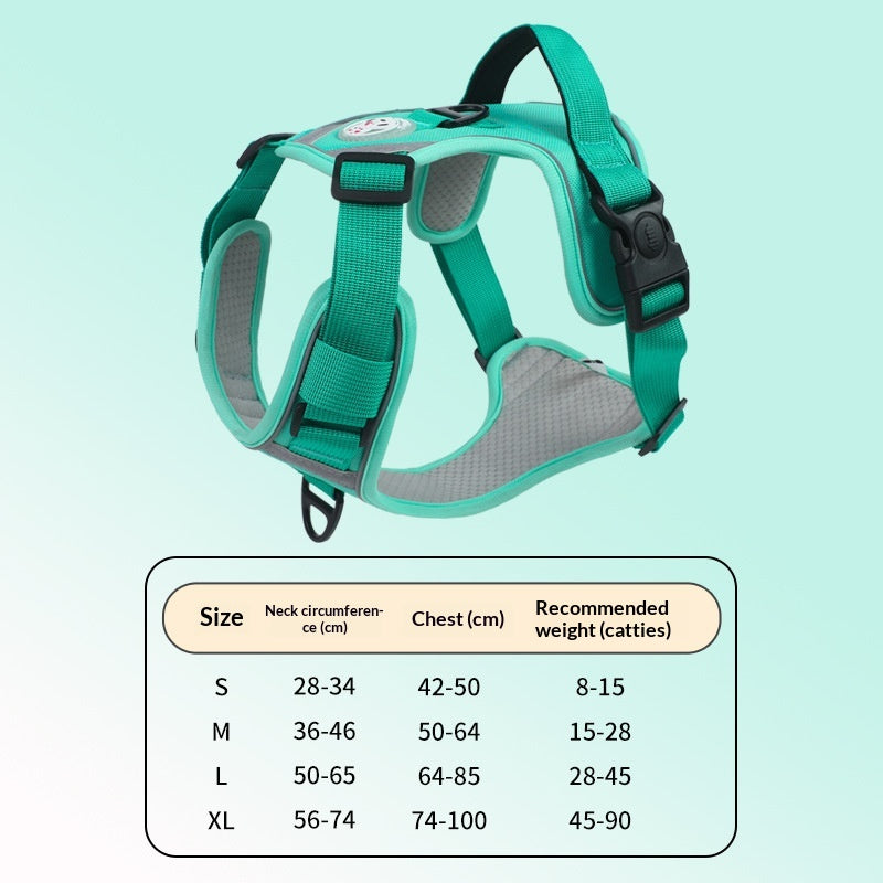 Dog Harness - Large Chest Style with Leash - Purrfect Pet Haven
