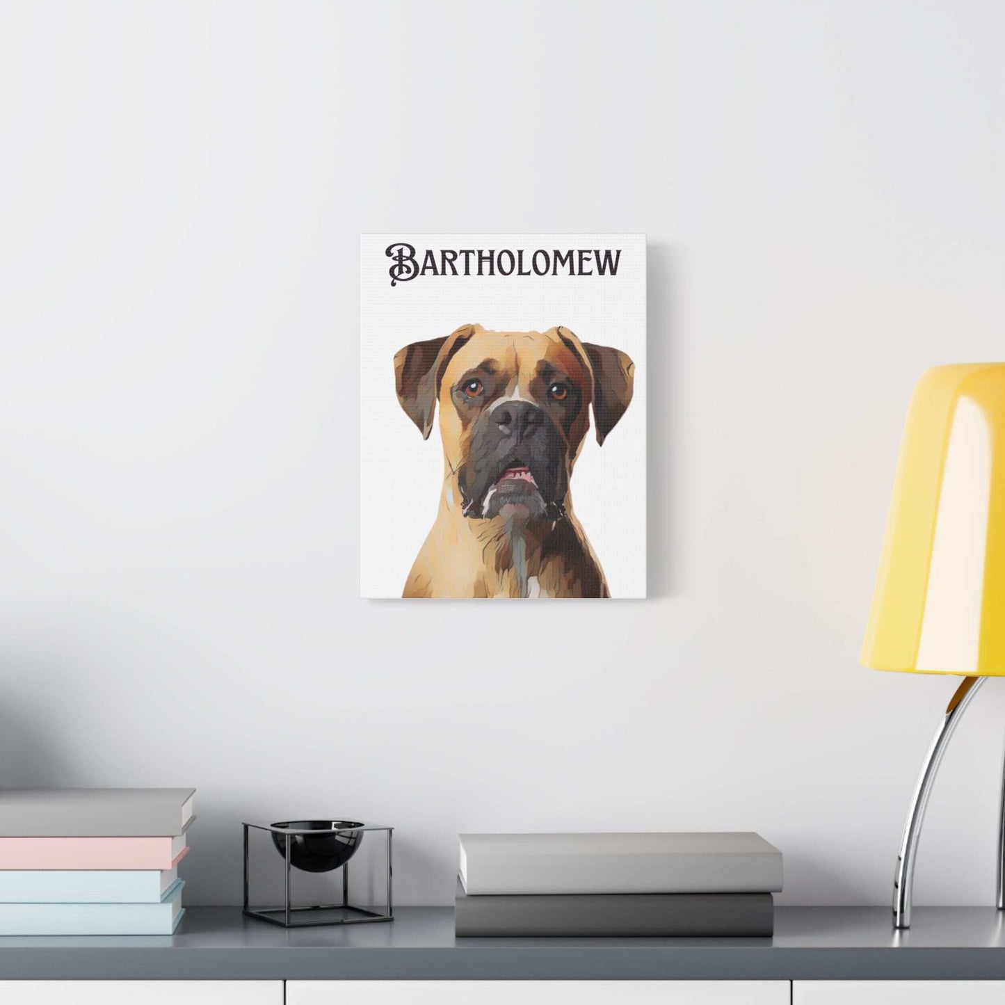 PAW-sonalized White Canvas Print | Upload Photo~Choose size - Purrfect Pet Haven