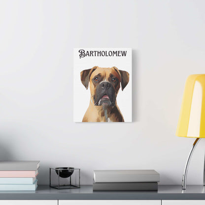 PAW-sonalized White Canvas Print | Upload Photo~Choose size - Purrfect Pet Haven
