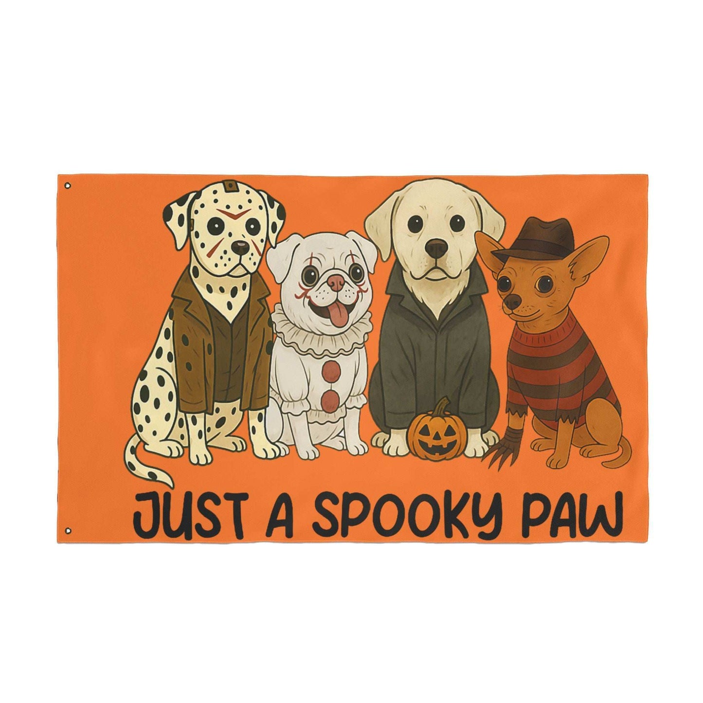 Halloween Dog Garden Flag - Spooky Pet Lover Outdoor Decoration - Purrfect Pet Haven