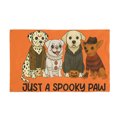 Halloween Dog Garden Flag - Spooky Pet Lover Outdoor Decoration - Purrfect Pet Haven
