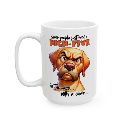 Humorous Dog Lover Ceramic Mug - Perfect Gift for Pet Owners - Purrfect Pet Haven
