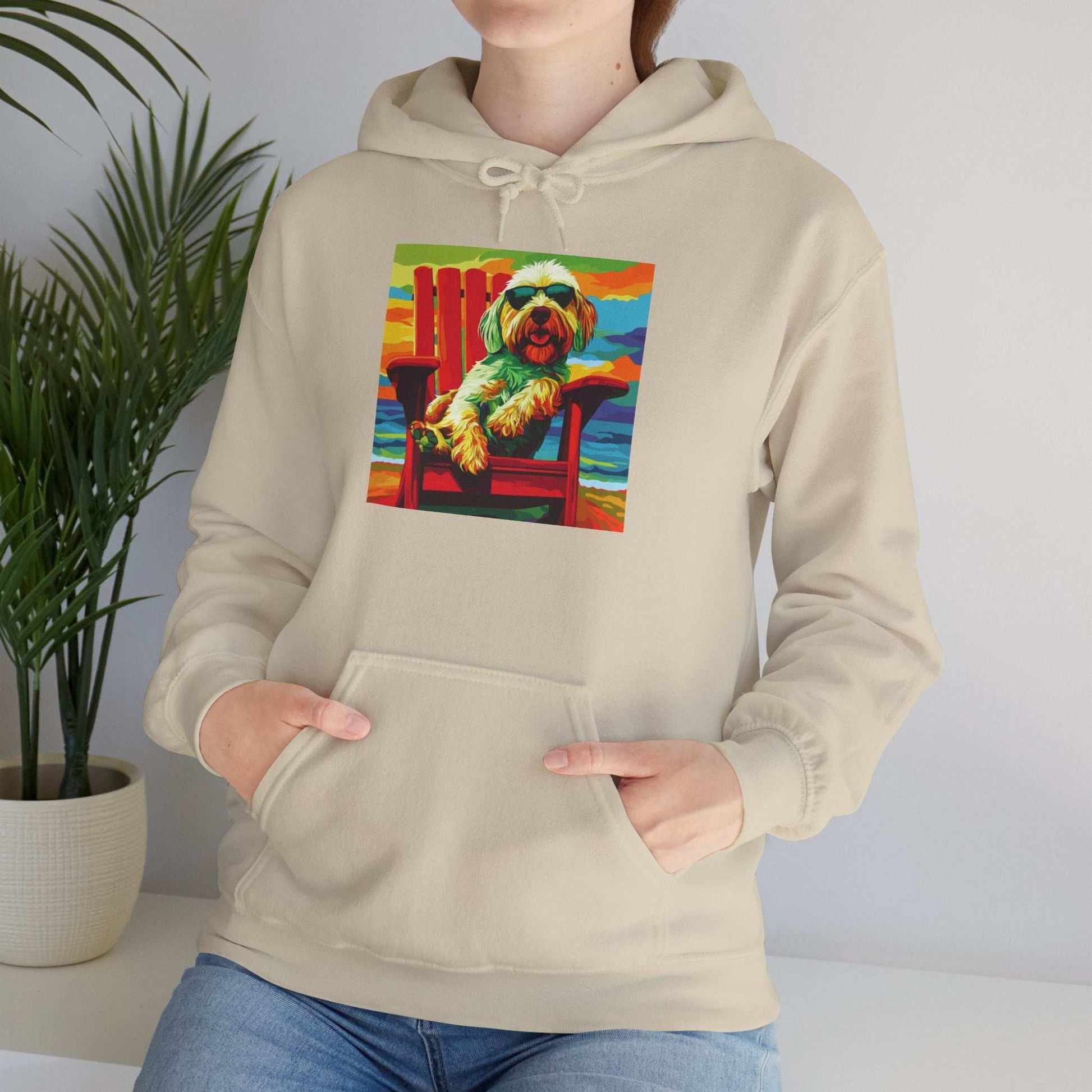 Colorful Goldendoodle Hoodie - Dog Lover Sweatshirt - Purrfect Pet Haven