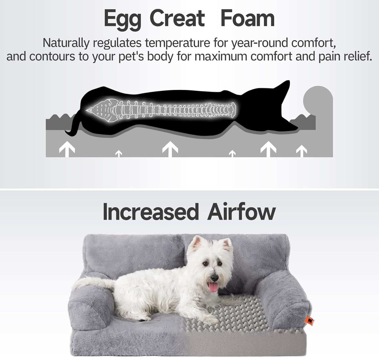 Orthopedic Dog Bed For Medium Dogs - Waterproof Pet Sofa - Purrfect Pet Haven