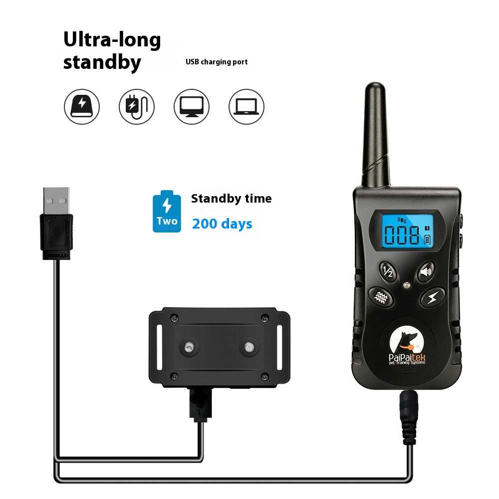 Bark Stop Remote Control Pet Dog Trainer Collar with Remote - Purrfect Pet Haven