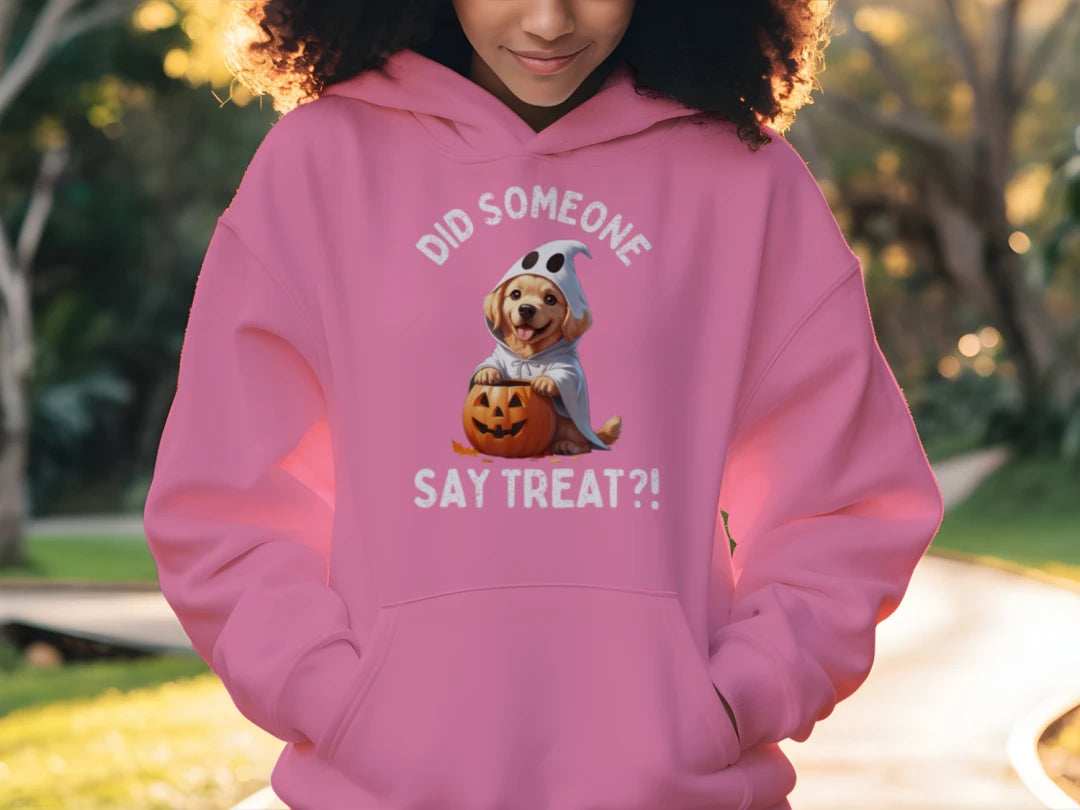 Did Someone Say Treats Hoodie Sweatshirt - Funny Dog Parent Pet Lover Hoodie - Purrfect Pet Haven
