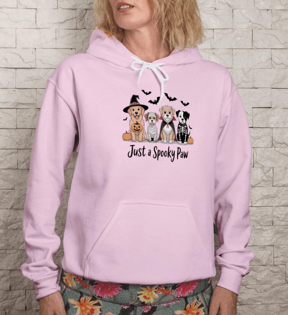 Halloween Just A Spooky Paw Hoodie Sweatshirt - Purrfect Pet Haven