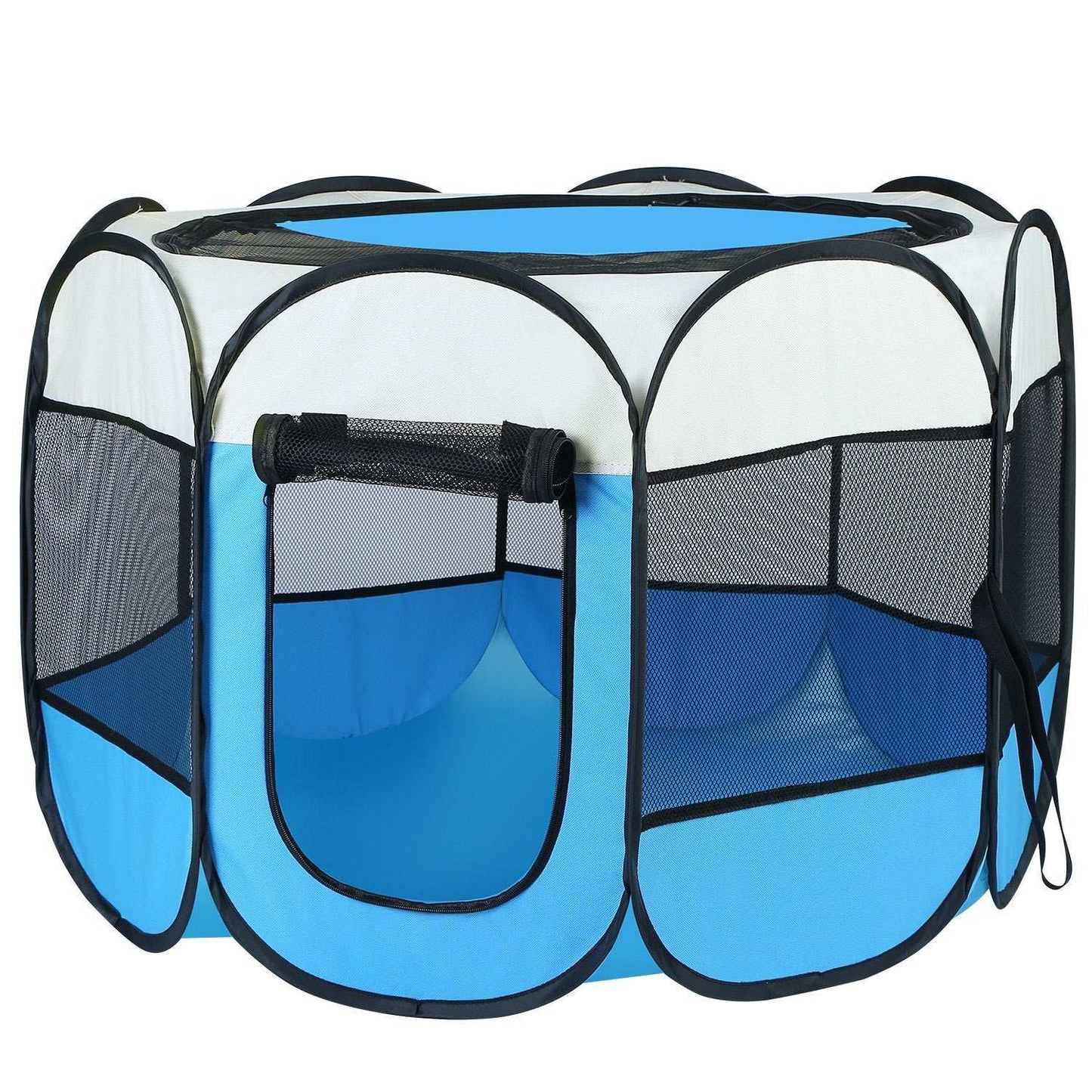 Portable Foldable Pet Tent - 8-Panel Exercise Pen - Purrfect Pet Haven