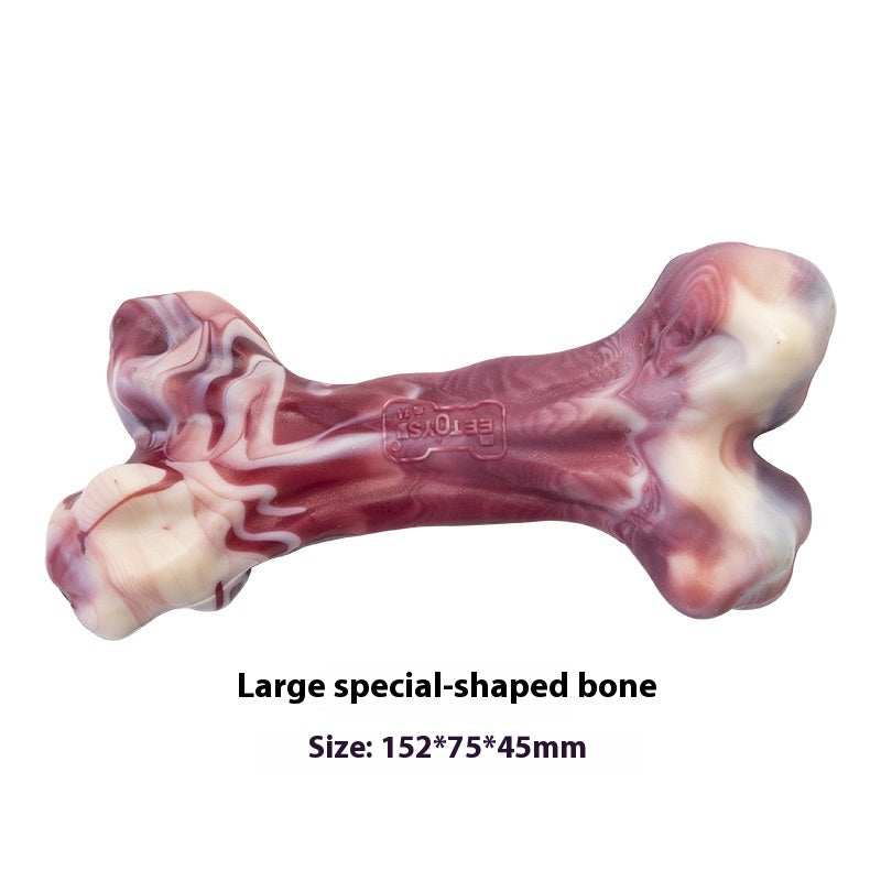 Bite-Resistant Dog Chew Toy - Medium Large Dogs Beef Flavor Dental Health - Purrfect Pet Haven