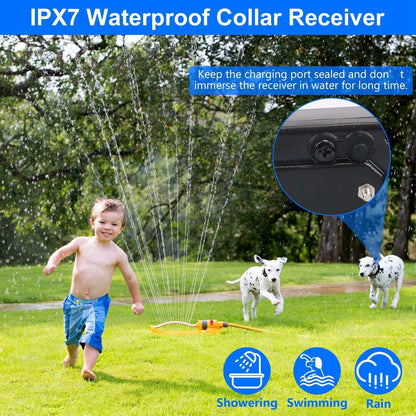 Wireless Electric Dog Fence Pet Shock Boundary Containment System Electric Training Collar For Small Medium Large Dogs - Purrfect Pet Haven