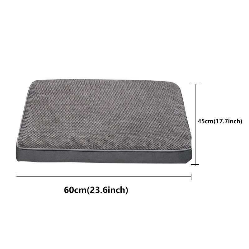 Memory Foam Pet Bed Mat with Removable Cover for Cleaning - Small to X-Large - Purrfect Pet Haven