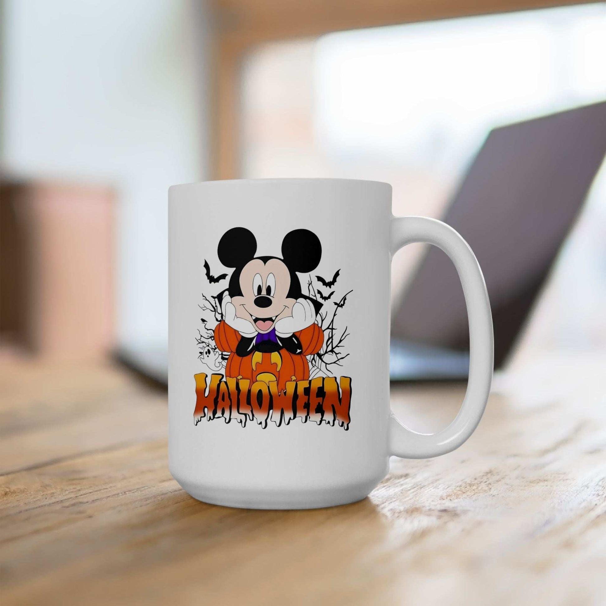 Halloween Ceramic Mug, Spooky Coffee Cup, Trick or Treat Drinkware - Purrfect Pet Haven