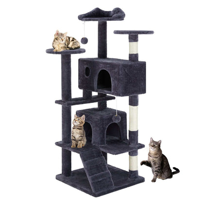 Multi Functional Cat Treehouse Cat Climbing Frame - Purrfect Pet Haven