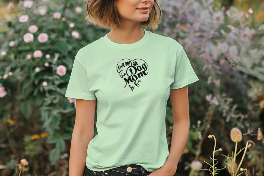 Dog Mom Life T-Shirt - Proud Dog Mother Apparel for All Breeds - Purrfect Pet Haven