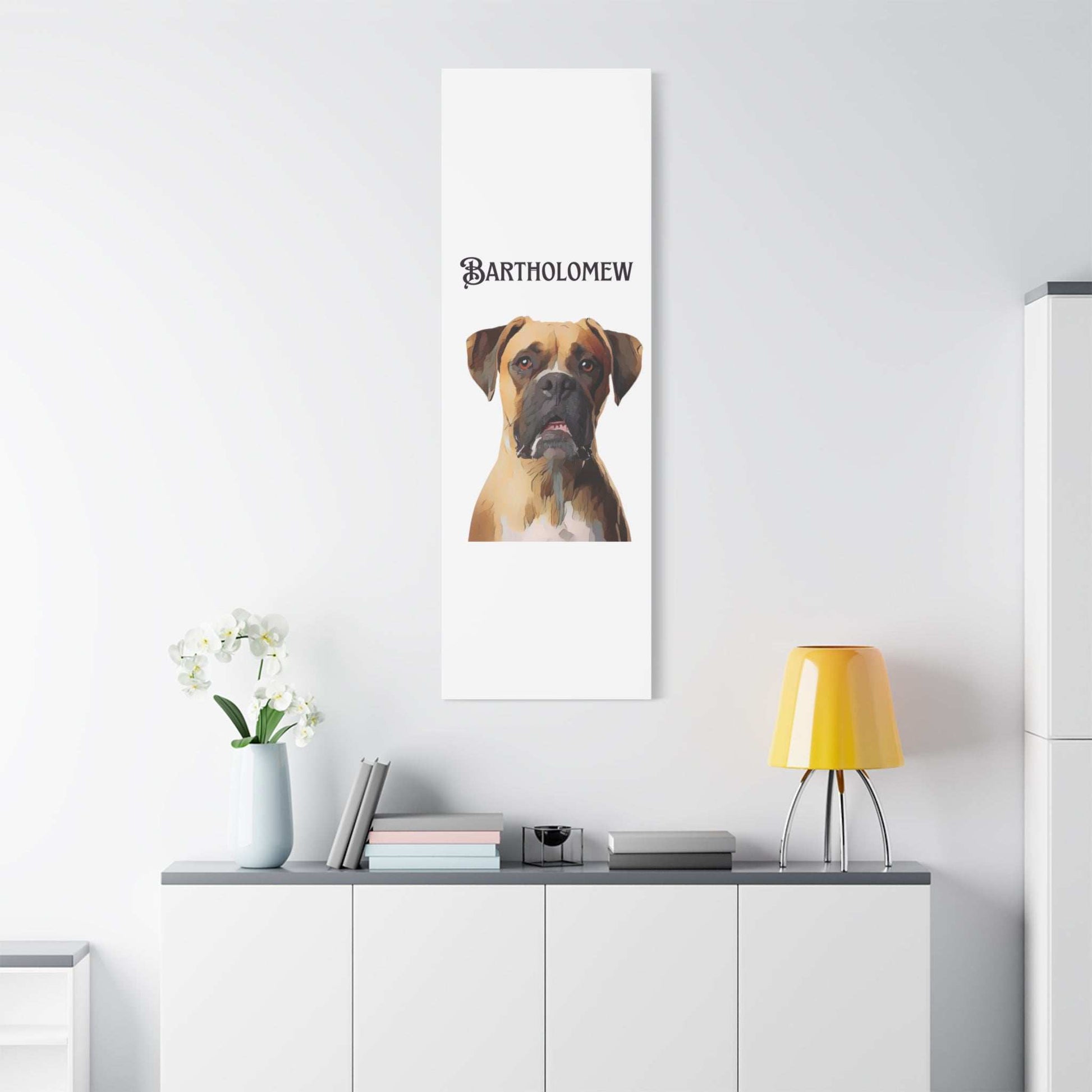 PAW-sonalized White Canvas Print | Upload Photo~Choose size - Purrfect Pet Haven
