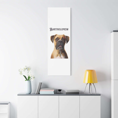PAW-sonalized White Canvas Print | Upload Photo~Choose size - Purrfect Pet Haven