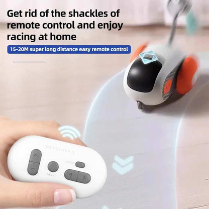 Automatic Moving Car Remote Controlled Smart Pet Toy - Interactive Playing - Purrfect Pet Haven