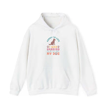 Funny Dog Lover Sweatshirt - "Sorry I'm Late, I Was Hanging Out With My Dog" - Unisex Heavy Blend™ Hoodie - Purrfect Pet Haven