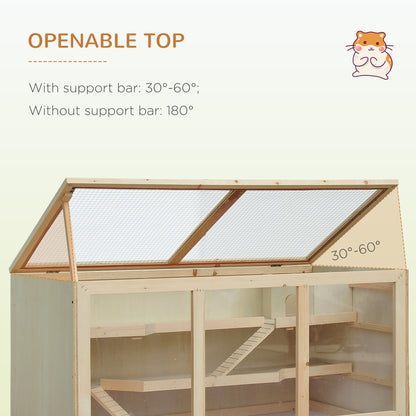 Extra Large Hamster Cage 45 Inch with Multi-Level Play - Purrfect Pet Haven