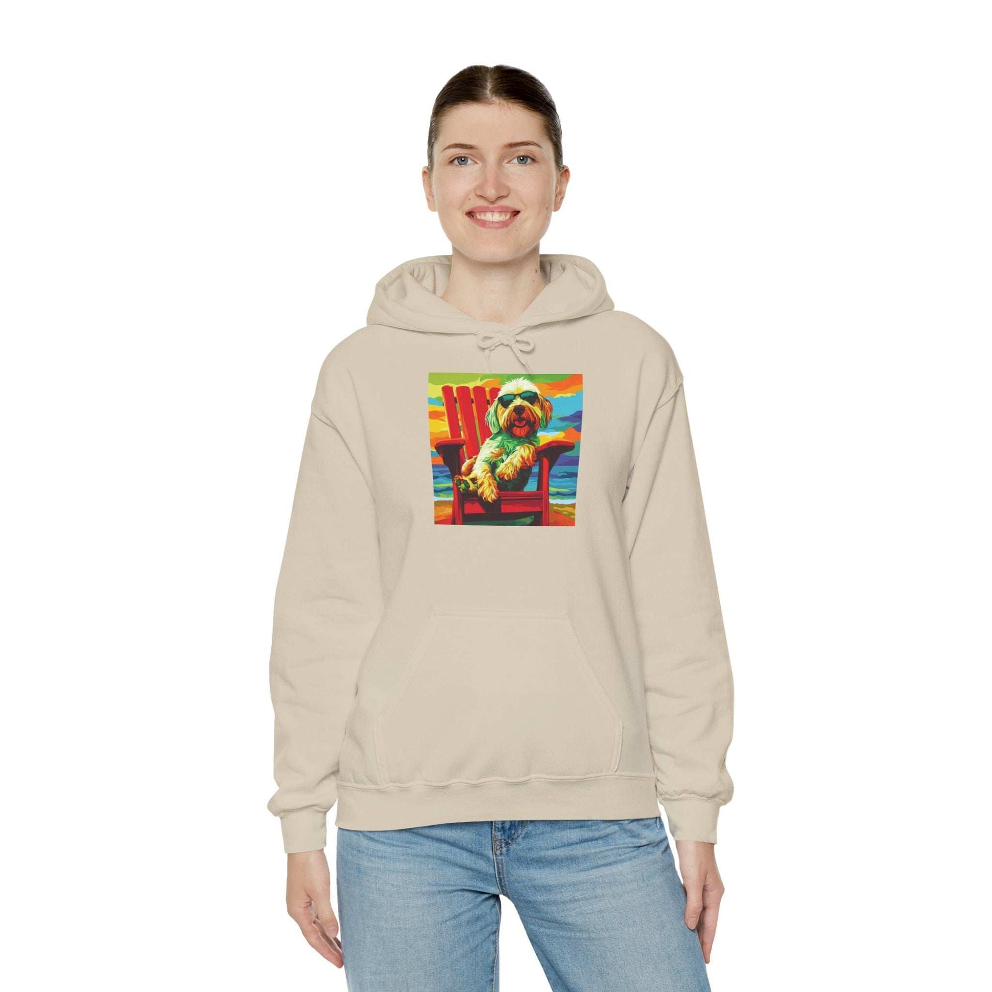 Colorful Goldendoodle Hoodie - Dog Lover Sweatshirt - Purrfect Pet Haven