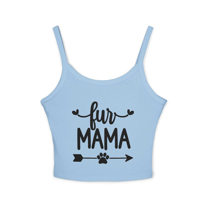 Fur Mama Spaghetti Strap Tank Top - Perfect for Dog Moms - Purrfect Pet Haven