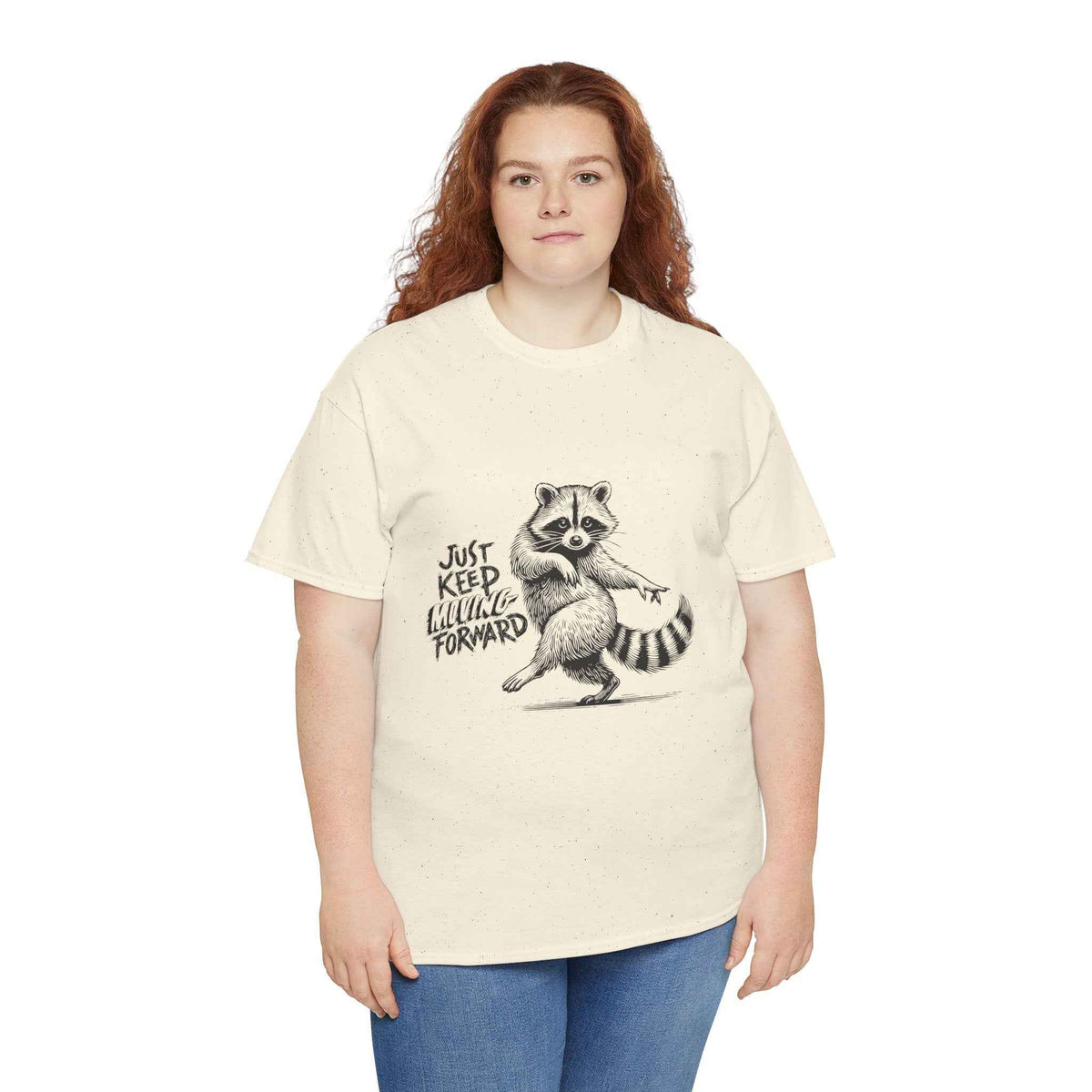 Raccoon 'Just Keep Shuffleing Forward' Tee