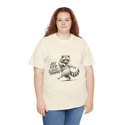 Raccoon 'Just Keep Shuffleing Forward' Tee