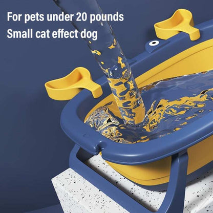 Portable Foldable Pet Tub Suitable For Cats And Small Dogs Under 20 Pounds - Purrfect Pet Haven