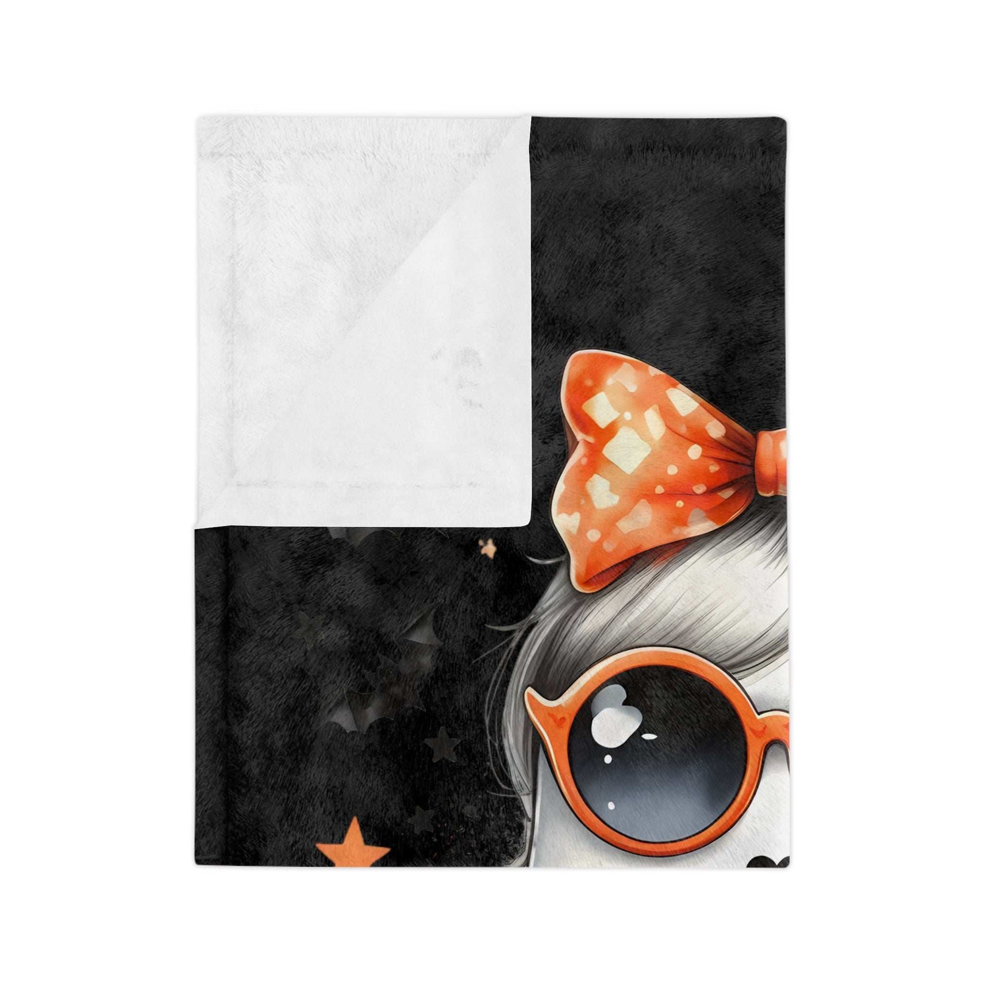 Halloween Ghost Blanket - Cute Spooky Fall Throw Microfiber - Purrfect Pet Haven
