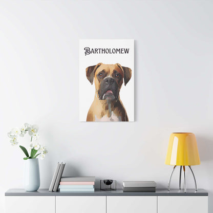 PAW-sonalized White Canvas Print | Upload Photo~Choose size - Purrfect Pet Haven