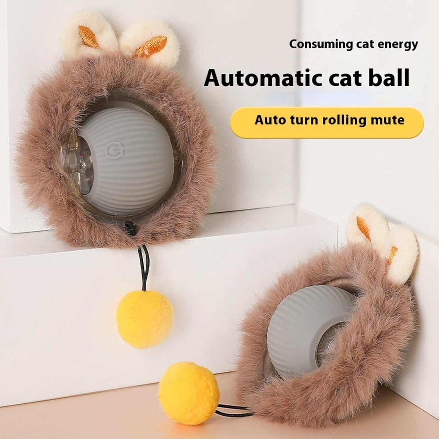 Smart Interactive Rolling Ball - Automatic Pet Toy for Cats & Dogs - Purrfect Pet Haven