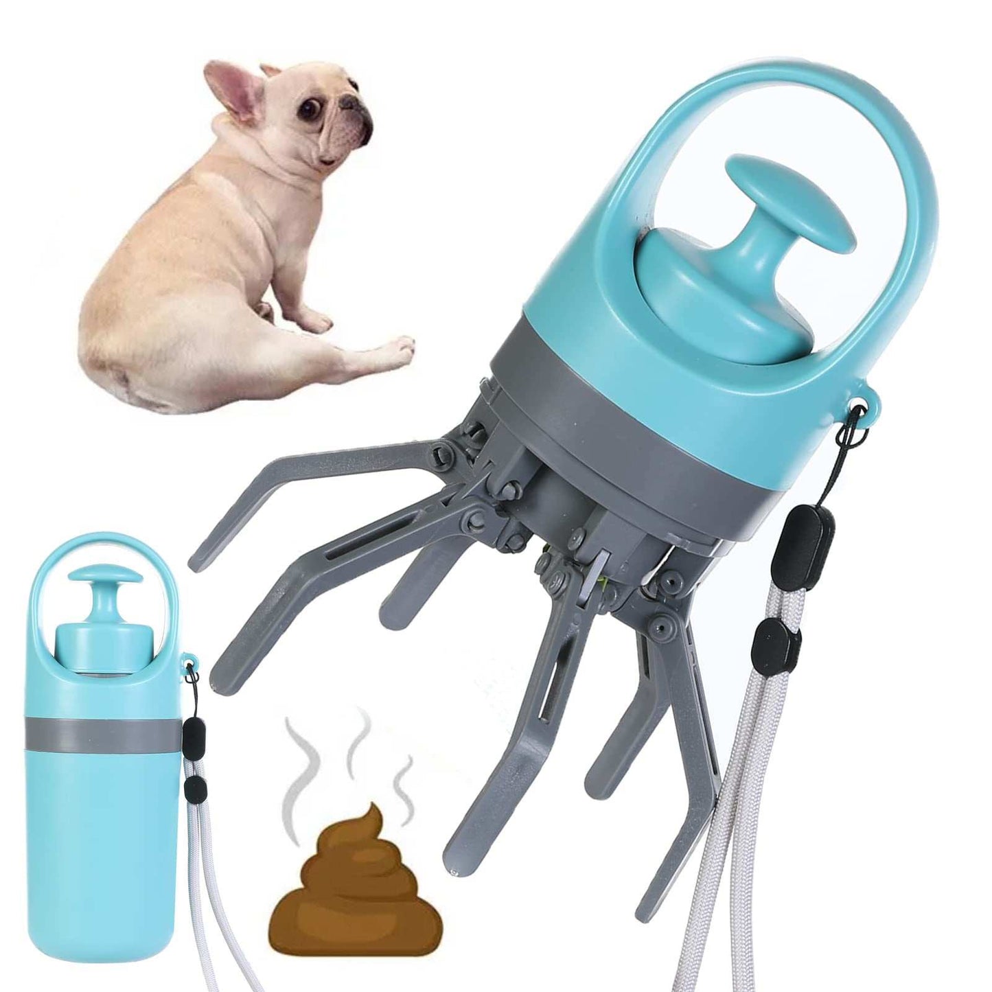 Portable Dog Pooper Scooper - Built-in Bag Dispenser - Purrfect Pet Haven