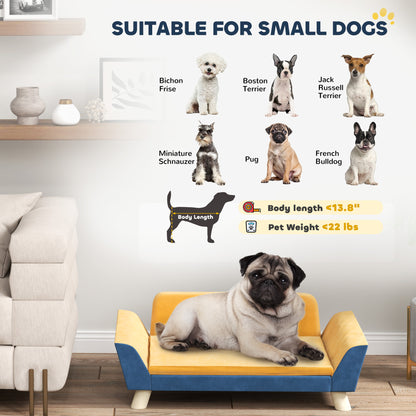 Dog Sofa Bed for Small Dogs - Washable & Elevated Couch - Purrfect Pet Haven