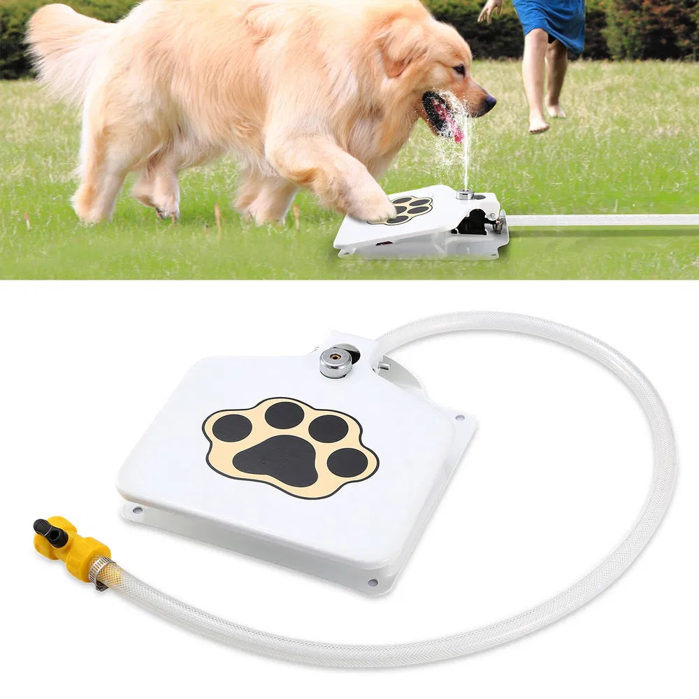 dog water pedal Outdoor Fountain Step-On Fahrrad Rucksack mit LED-Beleuchtung Kisten your pet will enjoy Anzahl:3 Stück