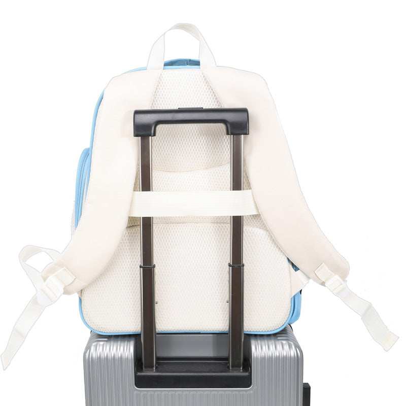 Double Shoulder Backpack Cat Bag Portable Foldable Pet Carrier - Purrfect Pet Haven