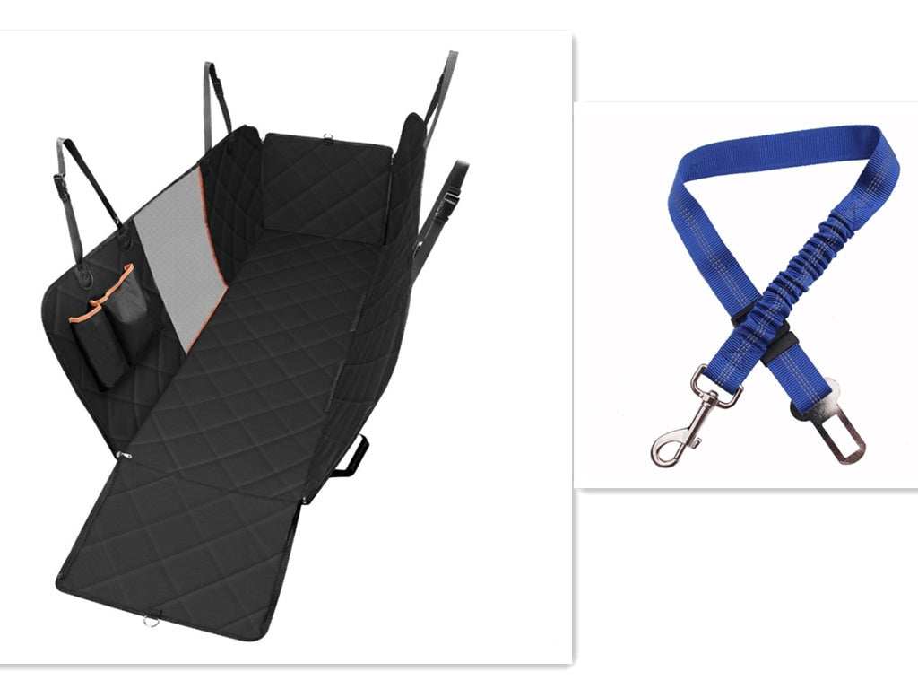 Back Seat Dog Car Cover Pet Hammock Safety Protector Mat - Purrfect Pet Haven