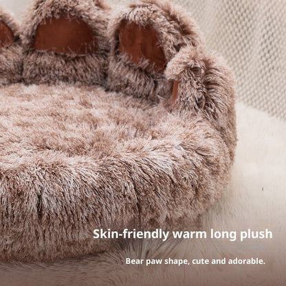 Pet Bed - Round Plush Thickened for Dogs & Cats - Purrfect Pet Haven