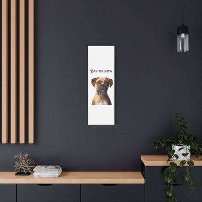 PAW-sonalized White Canvas Print | Upload Photo~Choose size - Purrfect Pet Haven