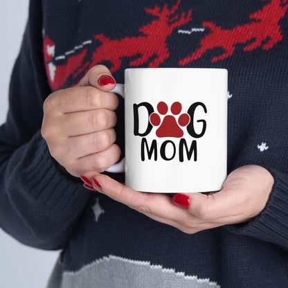Dog Mom Ceramic Mug - Perfect Gift for Pet Lovers - Purrfect Pet Haven
