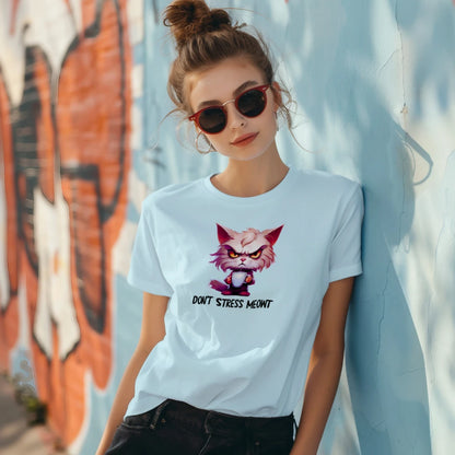Cat T-Shirt - Stress Meowt Comfort Colors Tee - Purrfect Pet Haven