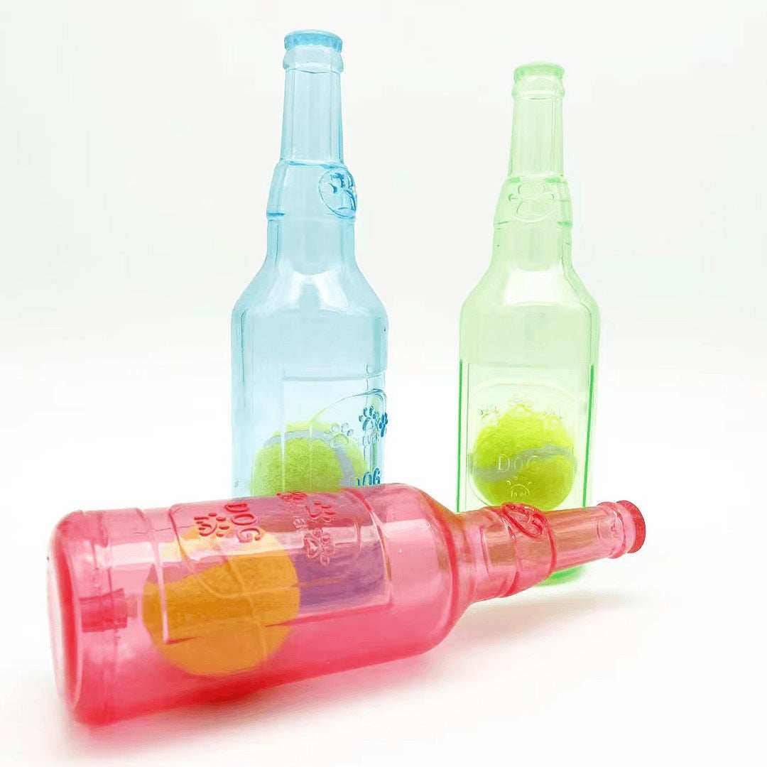Water Bottle Squeaky Indestructible Dog Toys For Aggressive Chewers - Purrfect Pet Haven