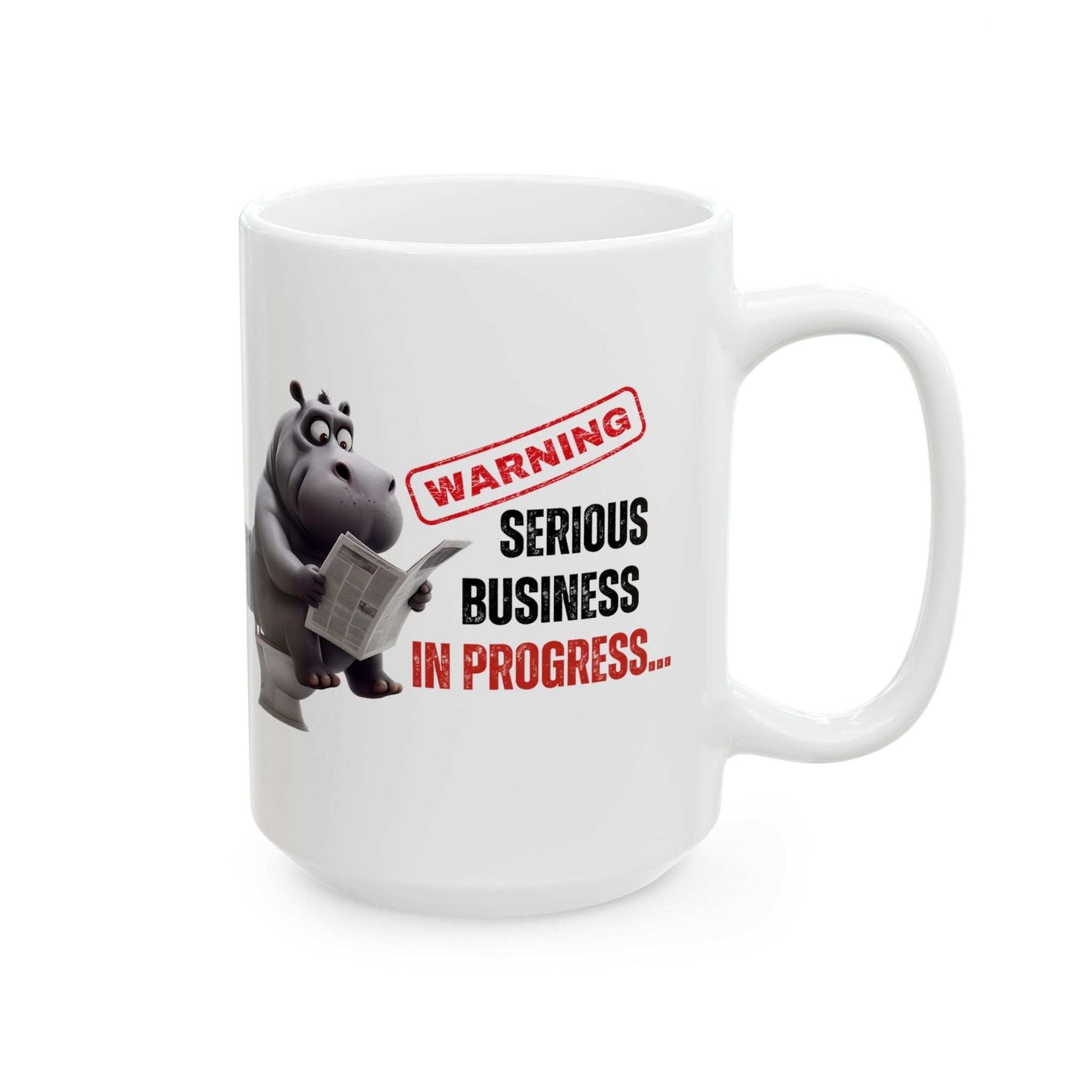 Funny Toilet Humor Ceramic Mug - 11oz & 15oz Coffee Cup for Adults | Purrfect Pet Haven