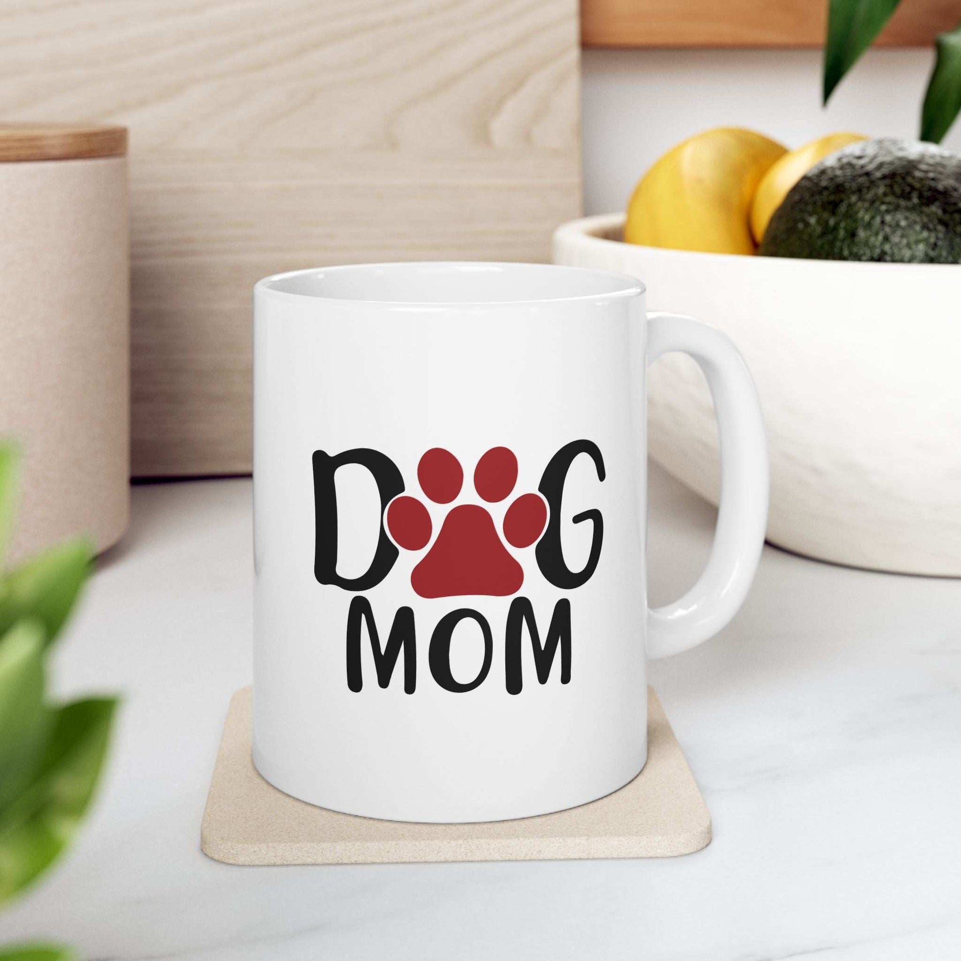 Dog Mom Ceramic Mug - Perfect Gift for Pet Lovers - Purrfect Pet Haven