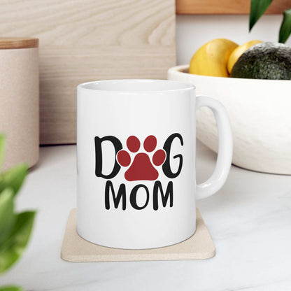 Dog Mom Ceramic Mug - Perfect Gift for Pet Lovers - Purrfect Pet Haven