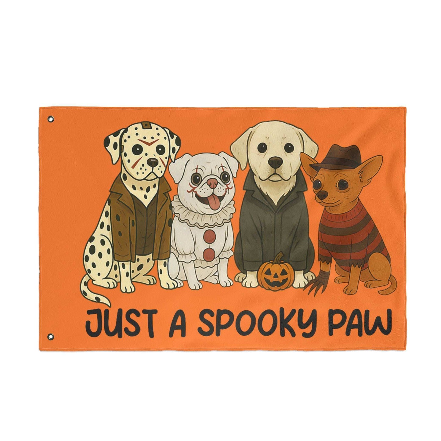 Halloween Dog Garden Flag - Spooky Pet Lover Outdoor Decoration - Purrfect Pet Haven