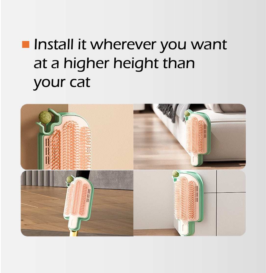 Self Grooming Popsicle-Shaped Corner Massage Comb Cat Scratcher - Purrfect Pet Haven