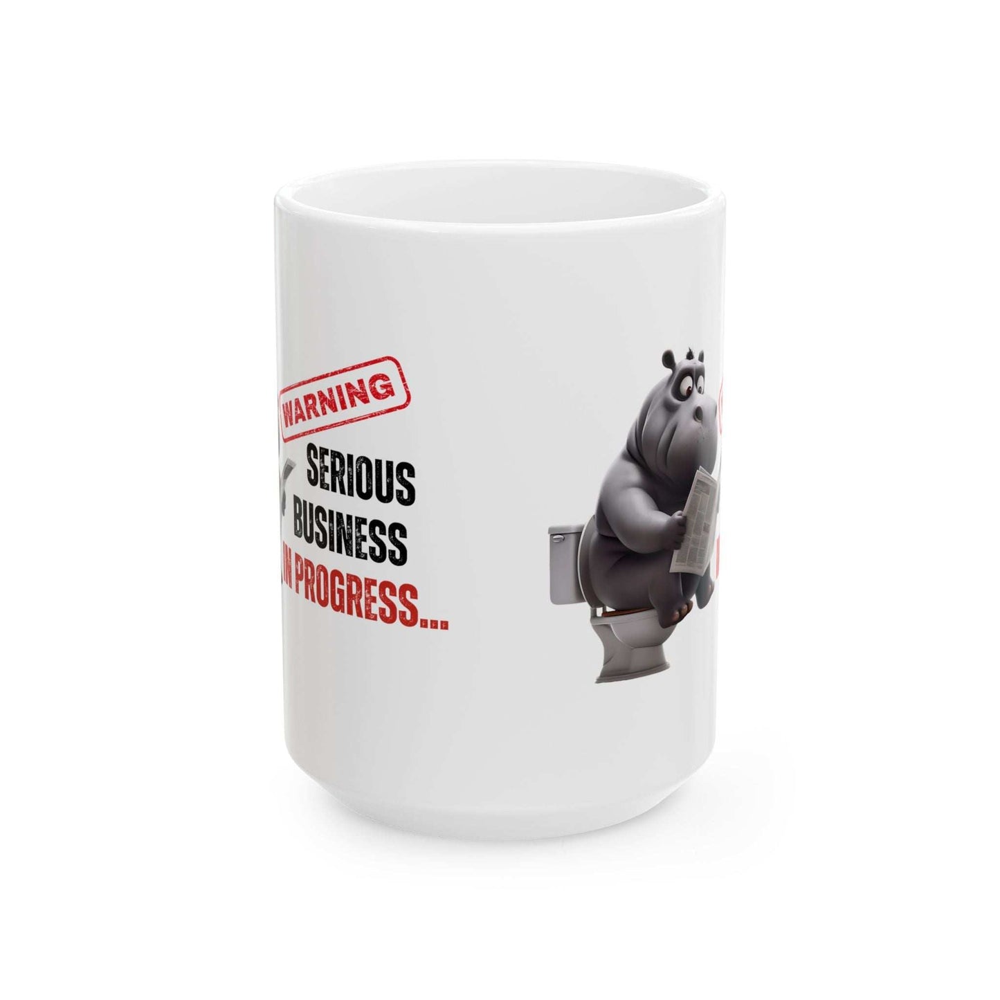 Funny Toilet Humor Ceramic Mug - 11oz & 15oz Coffee Cup for Adults | Purrfect Pet Haven