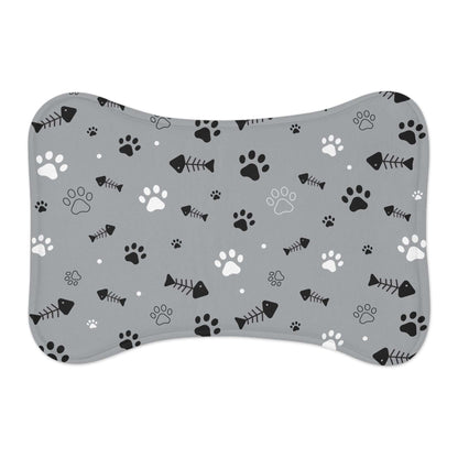 Stylish Pet Feeding Mat with Paw Print Design - Perfect for Pet Lovers | Purrfect Pet Haven